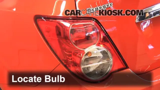 2012 Chevrolet Sonic LT 1.8L 4 Cyl. Sedan Lights Turn Signal - Rear (replace bulb)